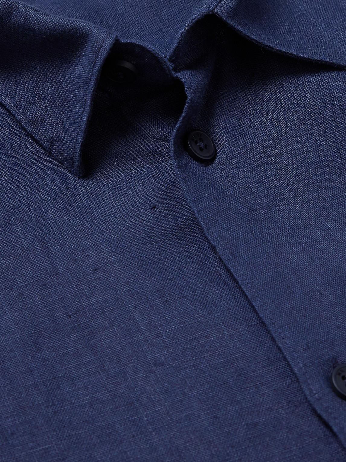 Nn07 Enzo 5708 Linen Shirt In Blue