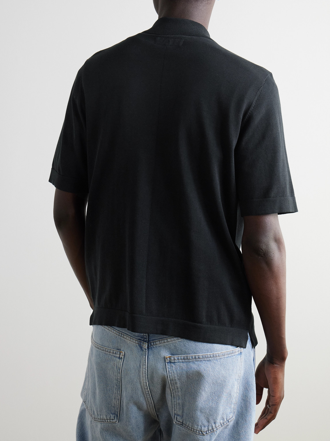 Rag & Bone Dalton Cotton-blend Shirt In Black
