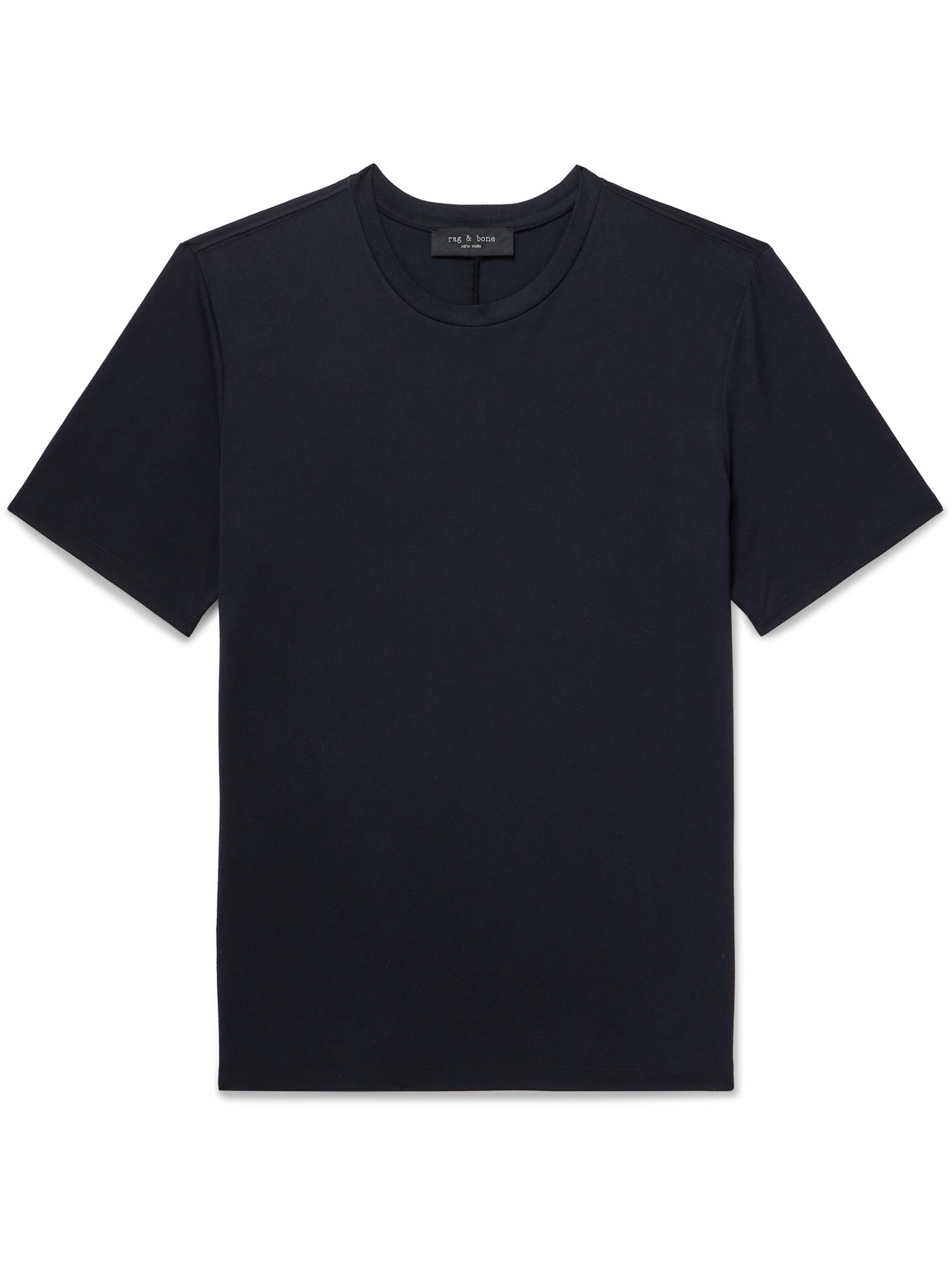 Rag & Bone Tech-jersey T-shirt In Black