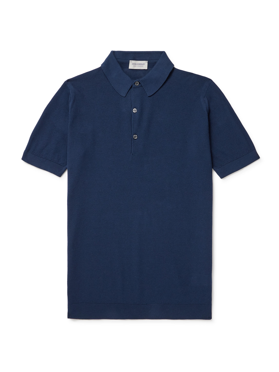 John Smedley Roth Slim-fit Sea Island Cotton-piqué Polo Shirt