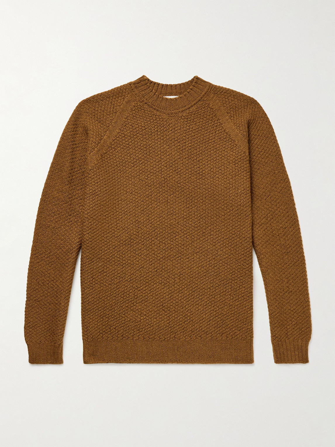 John Smedley Textured-Knit Wool weater - Men
