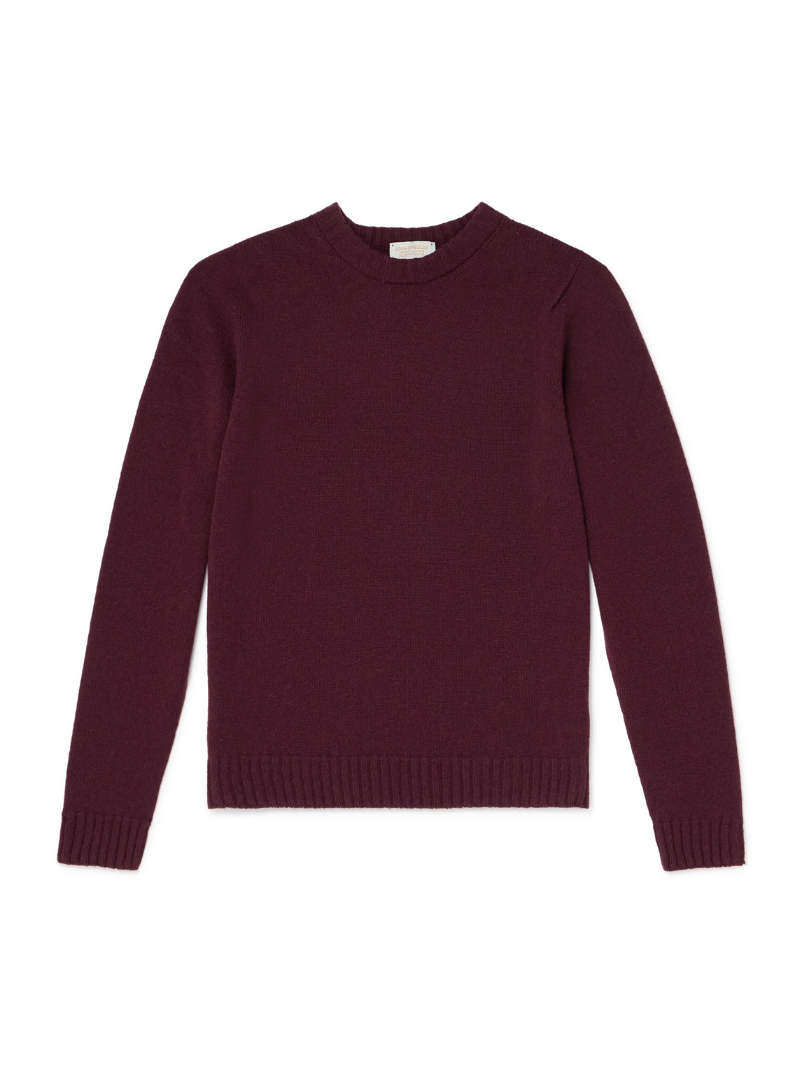 John Smedley Norfolk Recycled-cashmere And Merino Wool-blend Sweater In Red