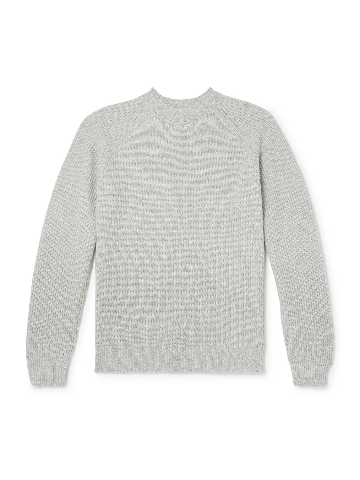 John Smedley Oxnard Recycled Cashmere And Wool-blend Sweater In Gray