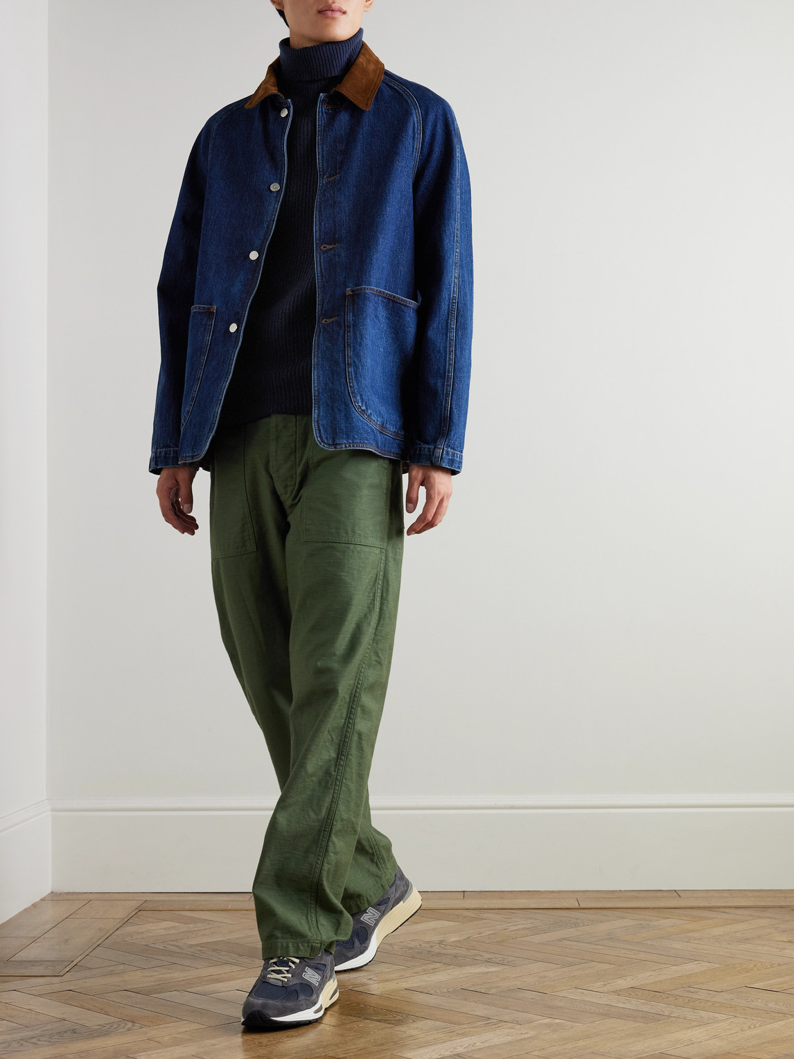 John Smedley Auckland Recycled-cashmere And Wool-blend Rollneck Sweater In Blue