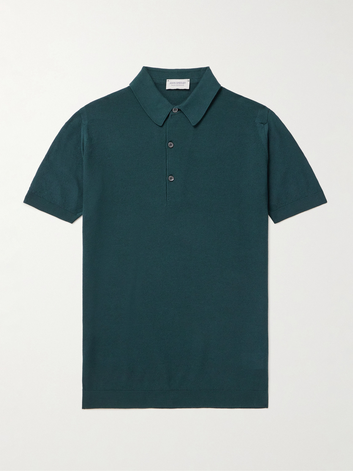John Smedley Roth Slim-Fit Sea Island Cotton-Piqué Polo Shirt - Men