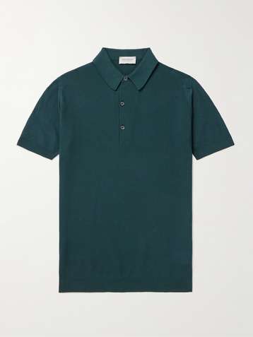 John Smedley Short-Sleeve Cotton Polo - Bullock & Jones