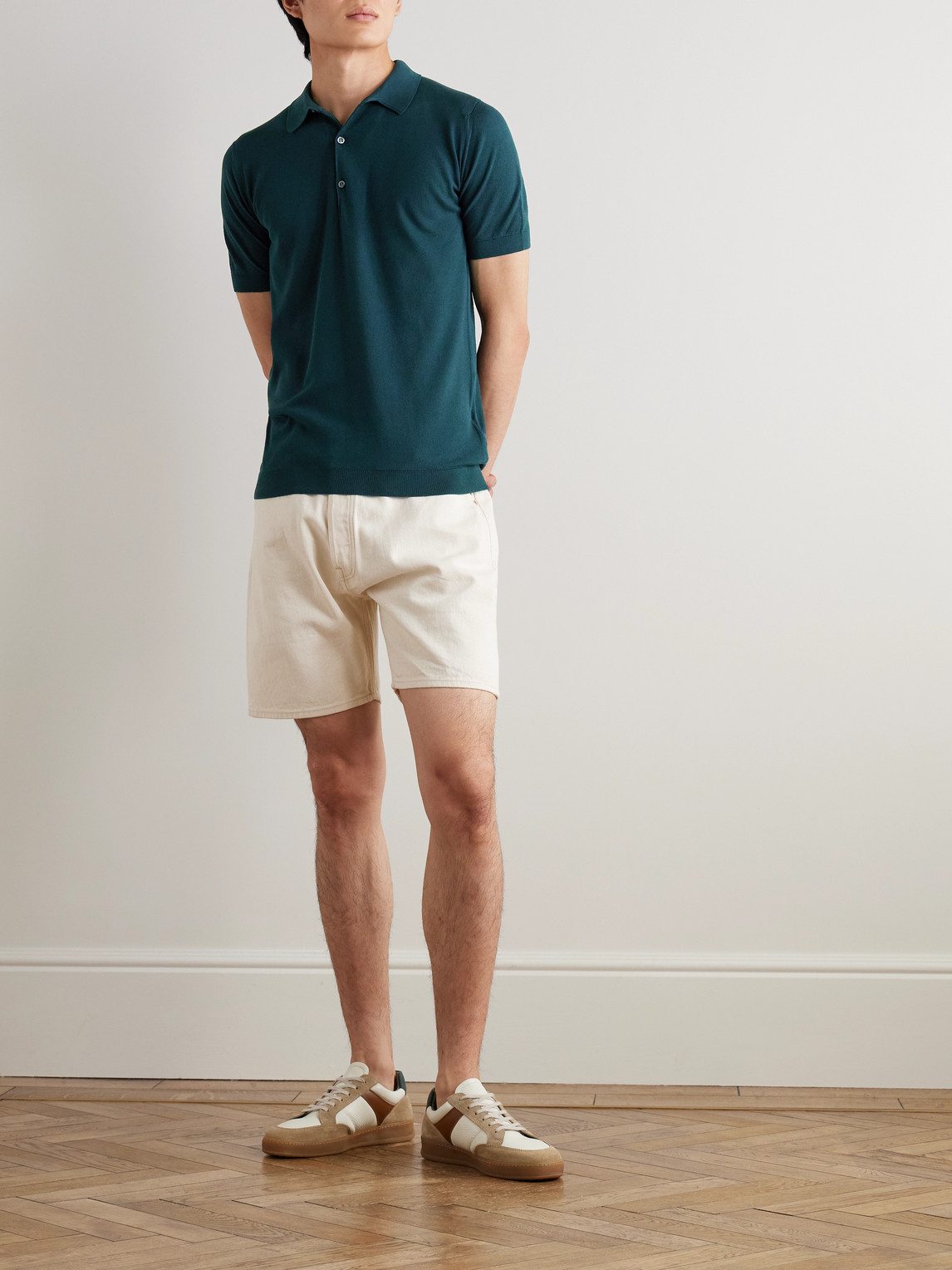 Roth Slim-Fit Sea Island Cotton-Piqué Polo Shirt