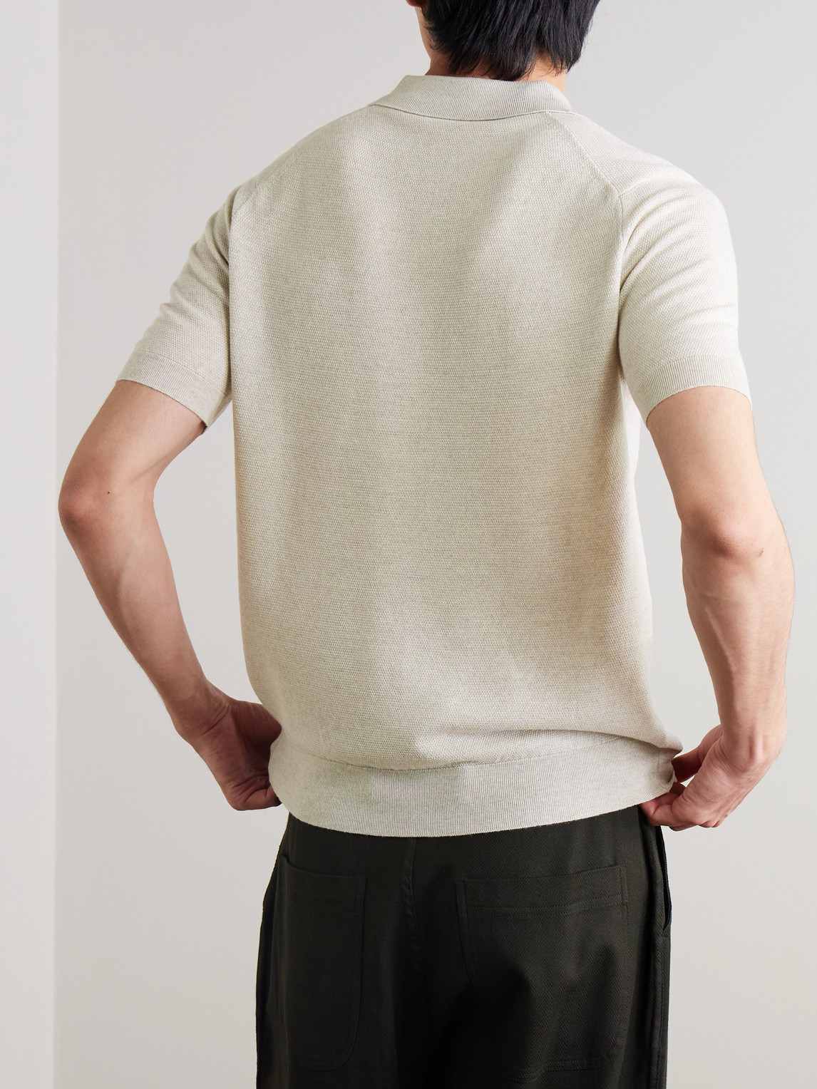 John Smedley 14.singular Merino Wool-piqué Polo Shirt