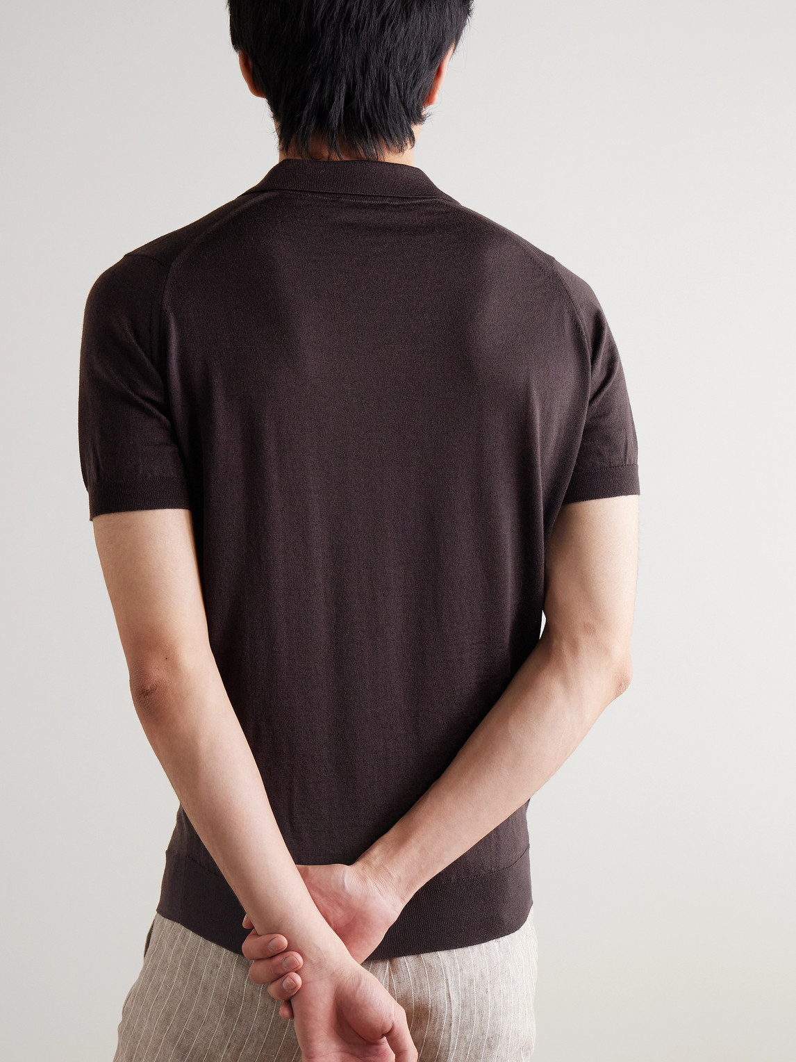 John Smedley Payton Slim-fit Merino Wool Polo Shirt