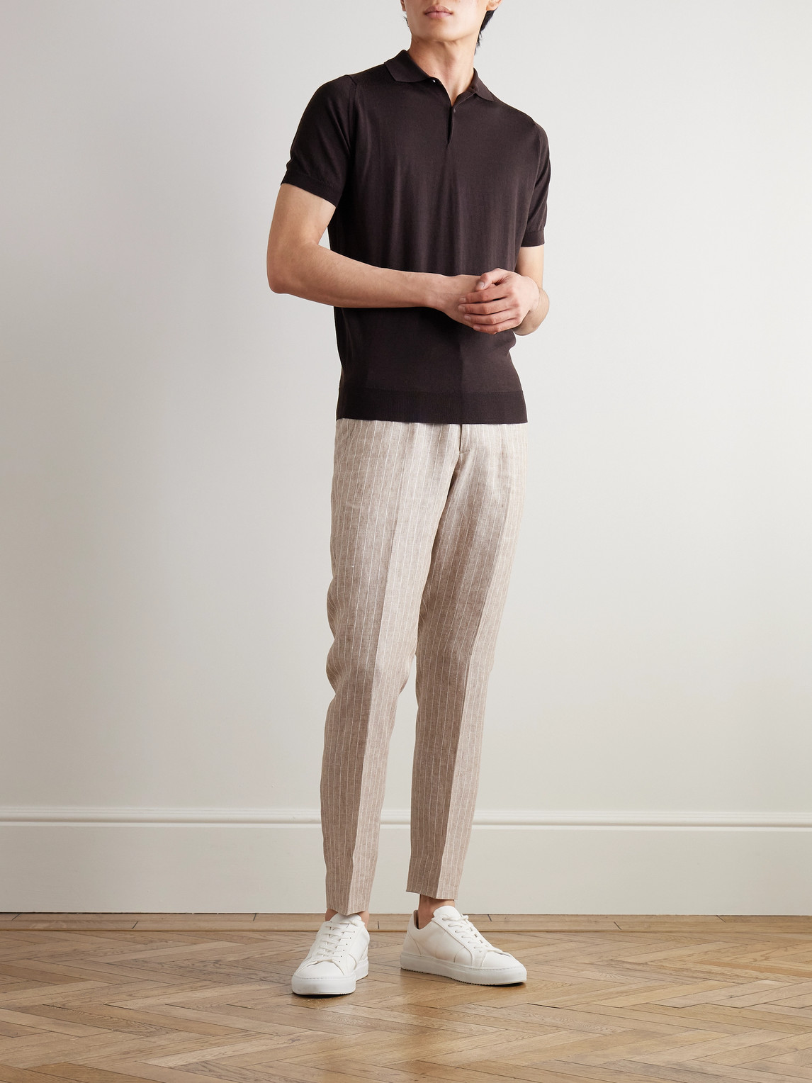 John Smedley Payton Slim-fit Merino Wool Polo Shirt