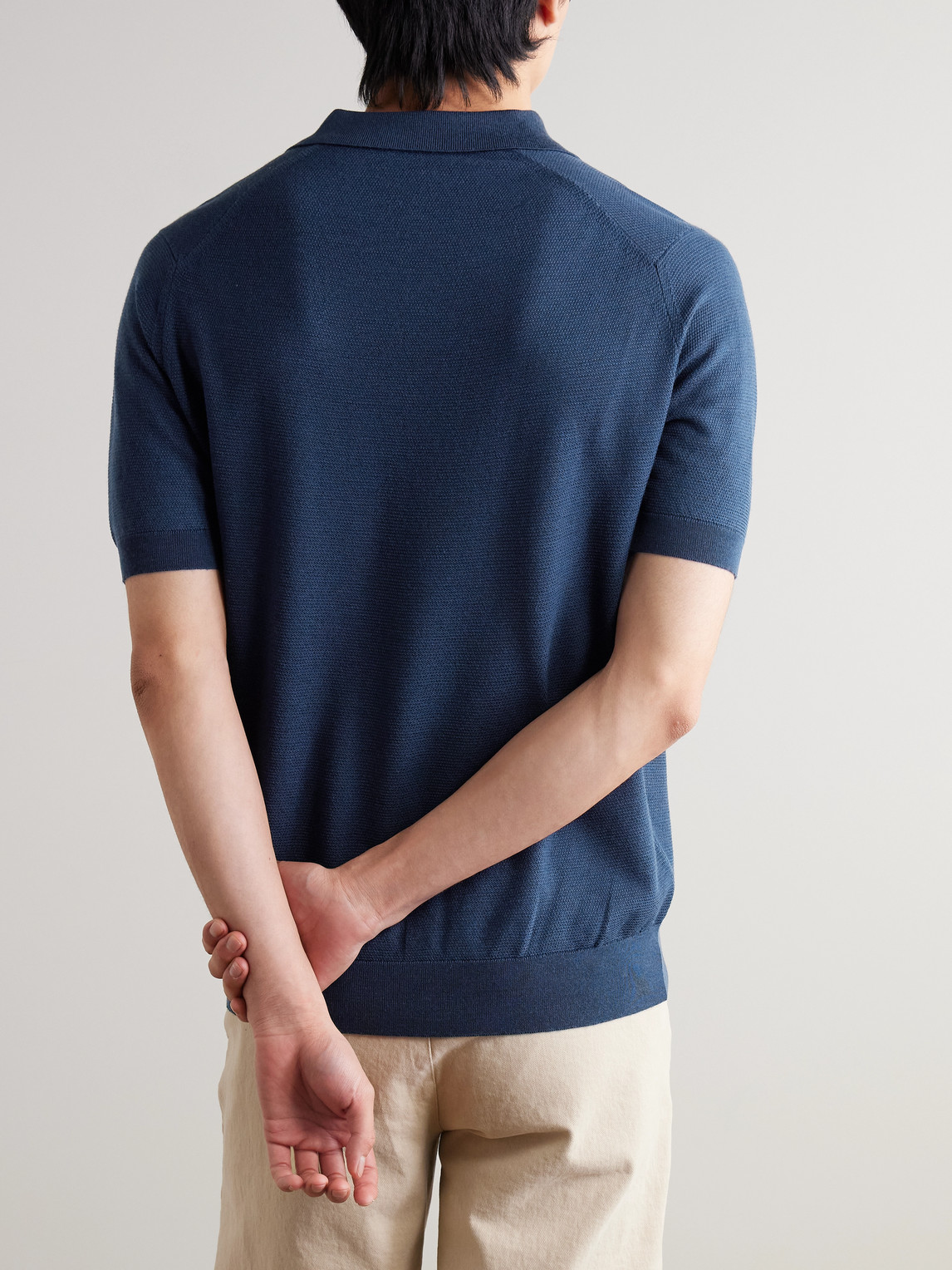 John Smedley 14.singular Merino Wool-piqué Polo Shirt