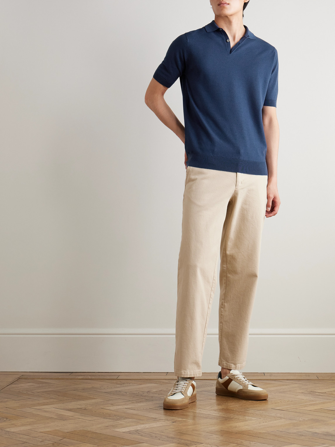 John Smedley 14.singular Merino Wool-piqué Polo Shirt
