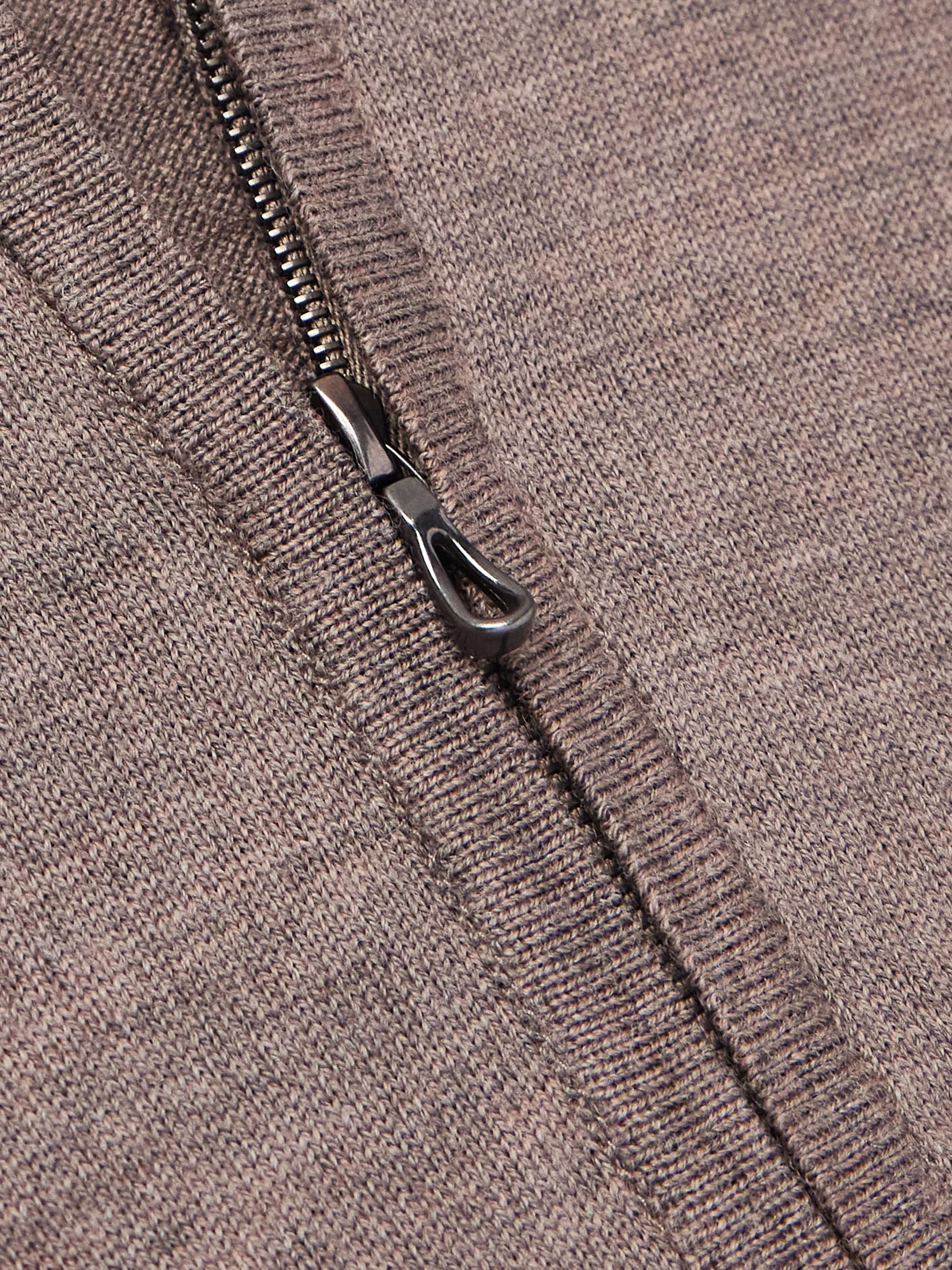 JOHN SMEDLEY メリノウール スリムフィット ハーフジップ セーター