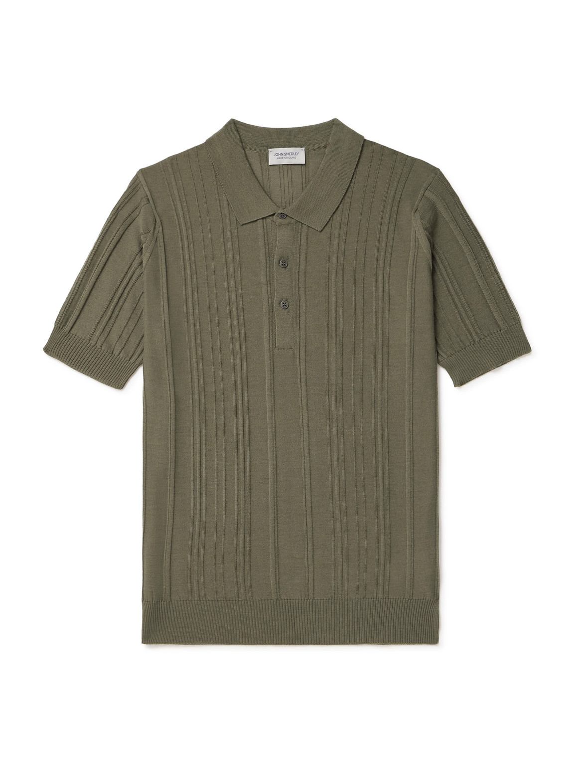 John Smedley Jaxen Merino Wool Polo Shirt