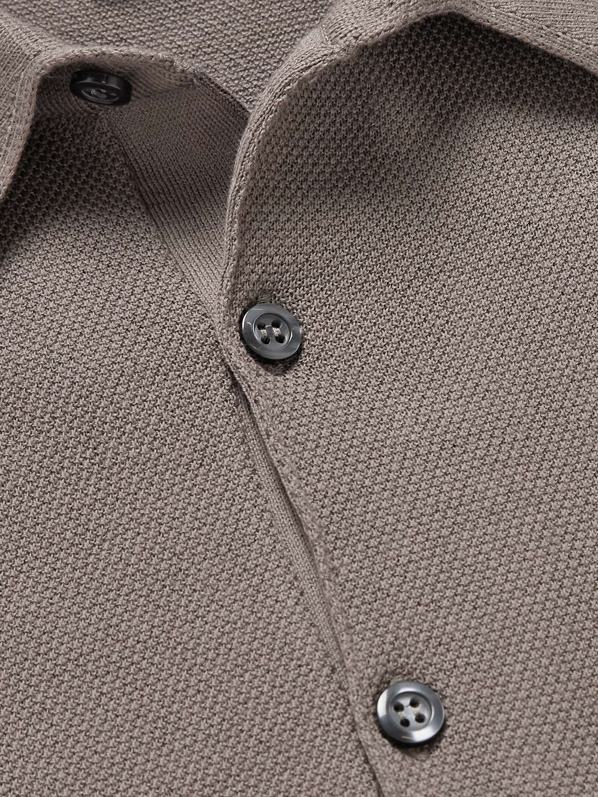JOHN SMEDLEY 로스 슬림핏 씨 아일랜드 코튼 피케 폴로 셔츠