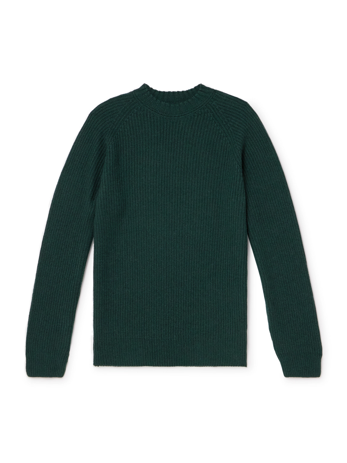John Smedley Recycled Cashmere And Wool-blend Sweater In Green