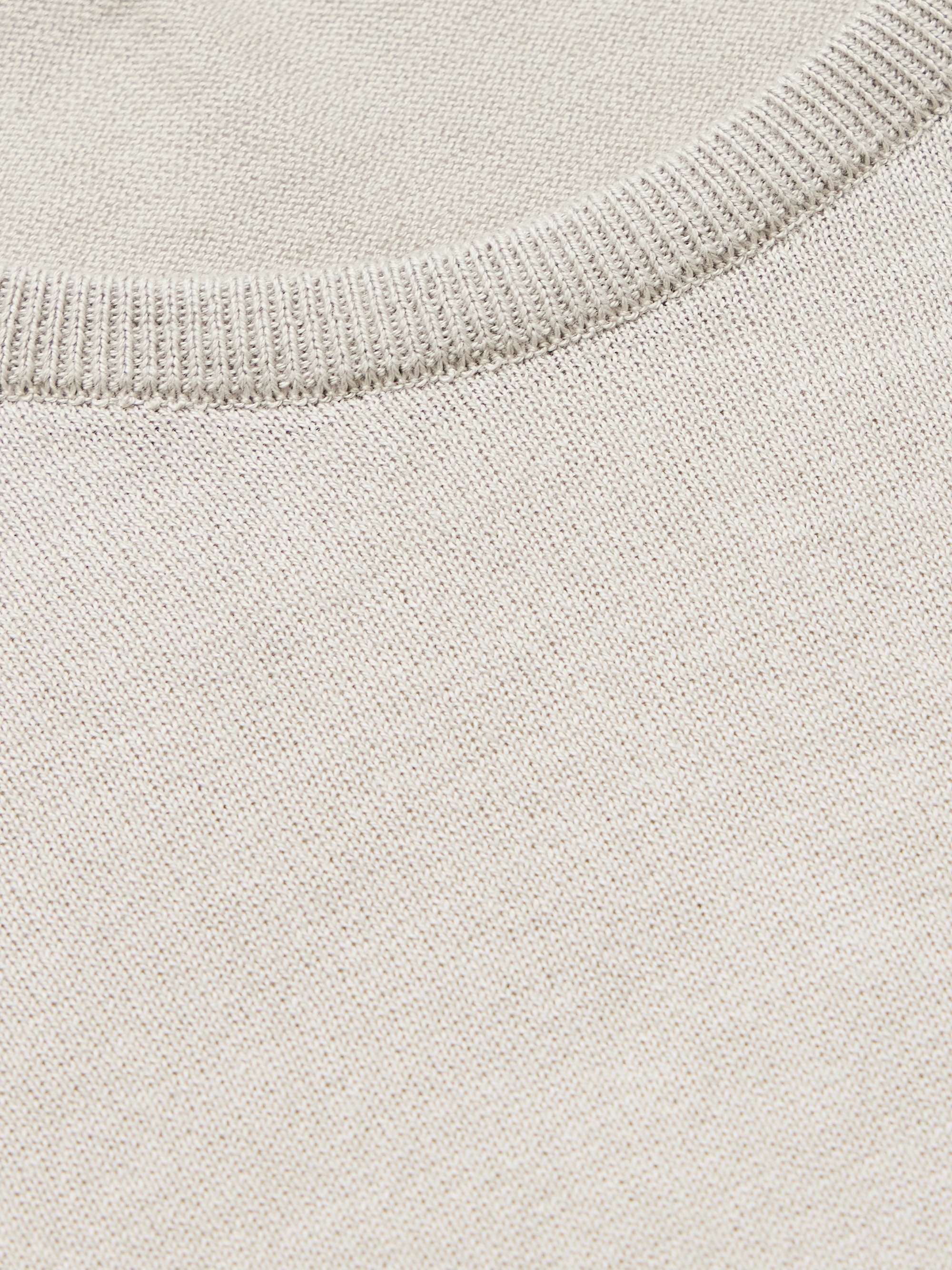 JOHN SMEDLEY Pullover in cotone Sea Island
