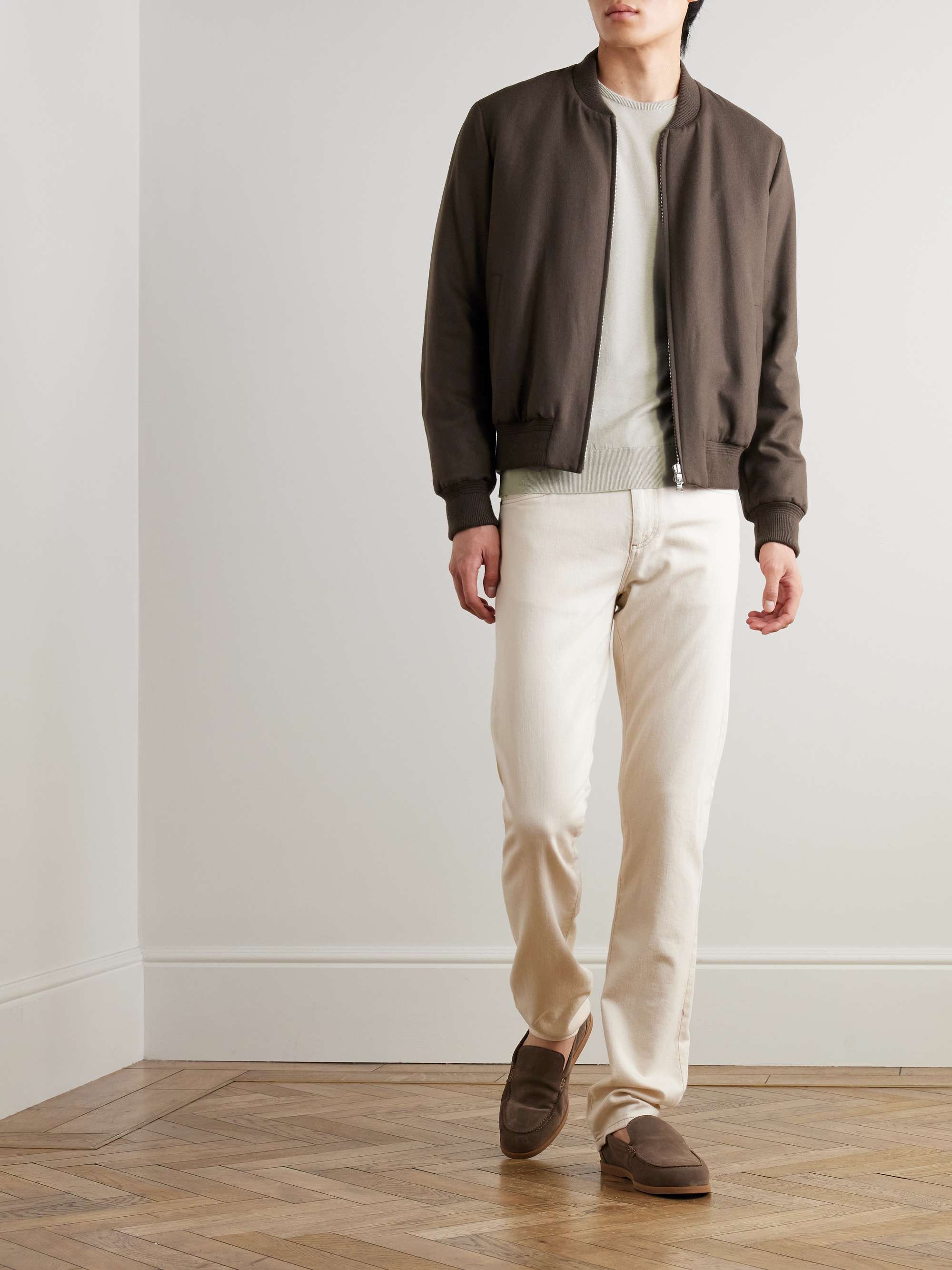 JOHN SMEDLEY Pullover in cotone Sea Island