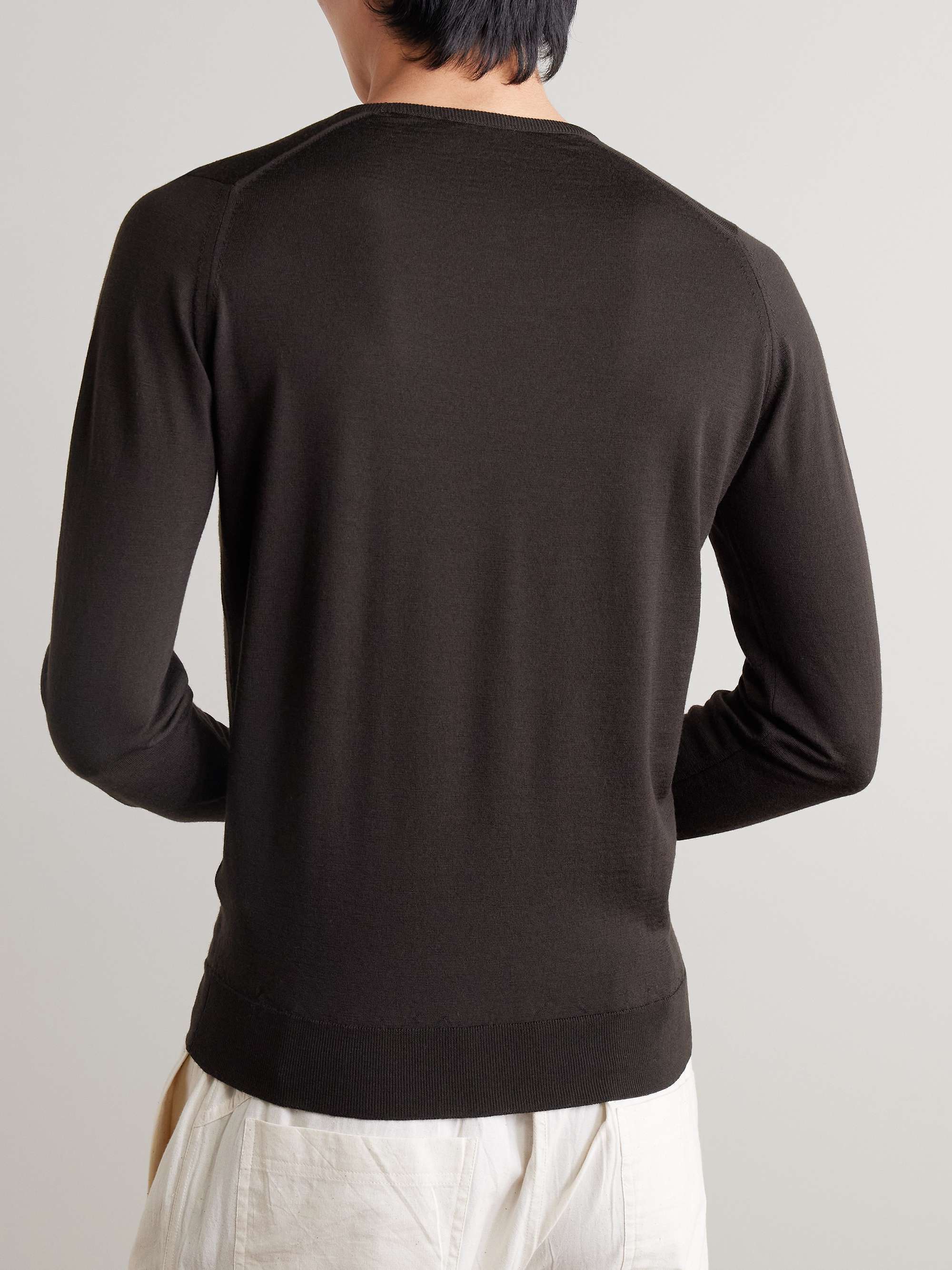 JOHN SMEDLEY Pullover slim-fit in lana merino