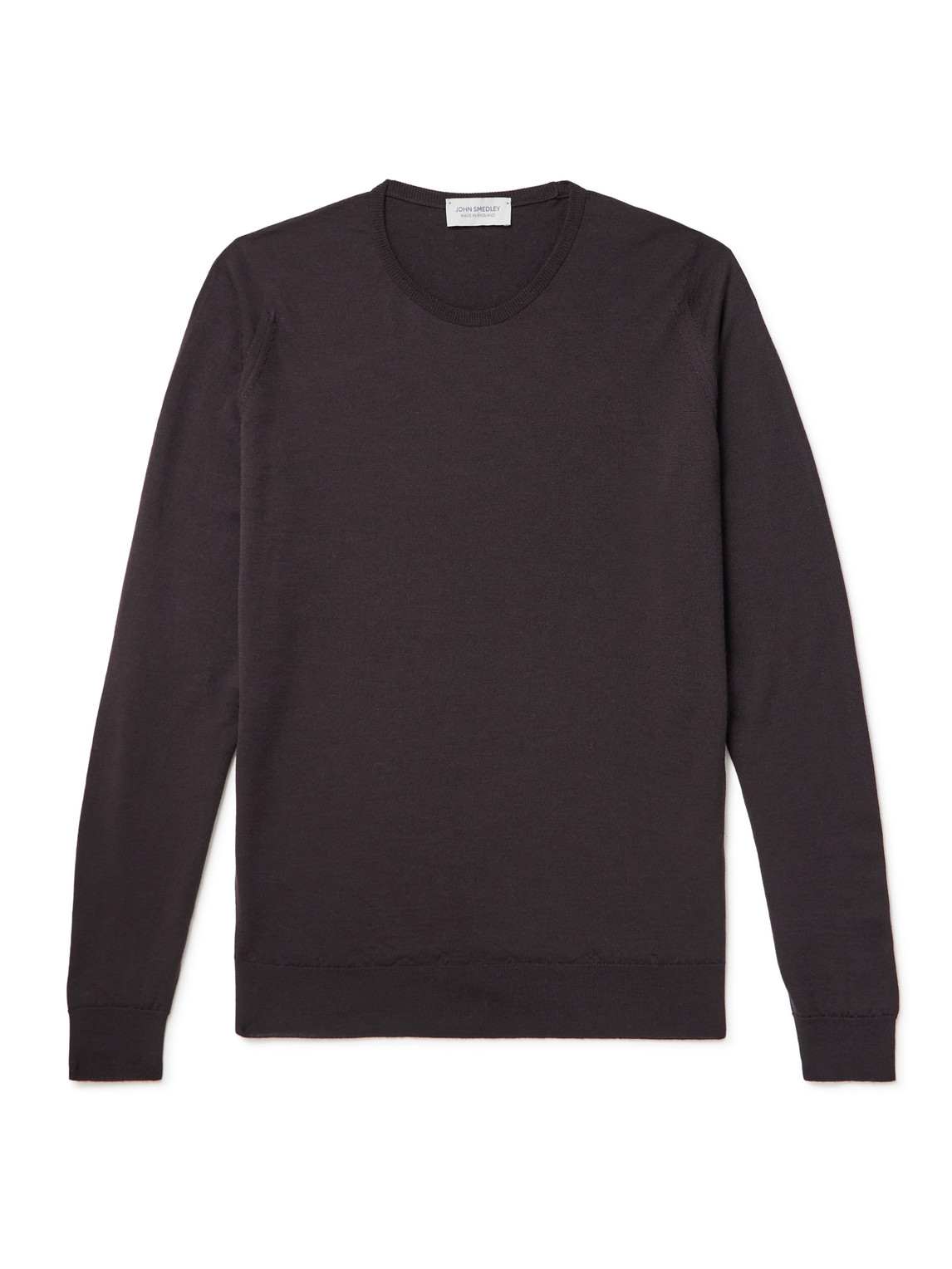 John Smedley Lundy Slim-fit Merino Wool Sweater In Brown