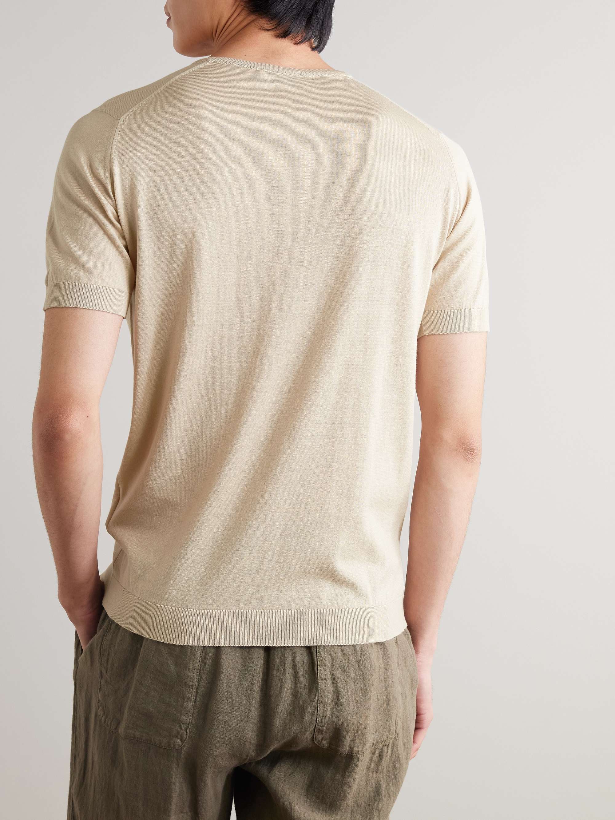 JOHN SMEDLEY Belden Slim-Fit Sea Island Cotton T-Shirt