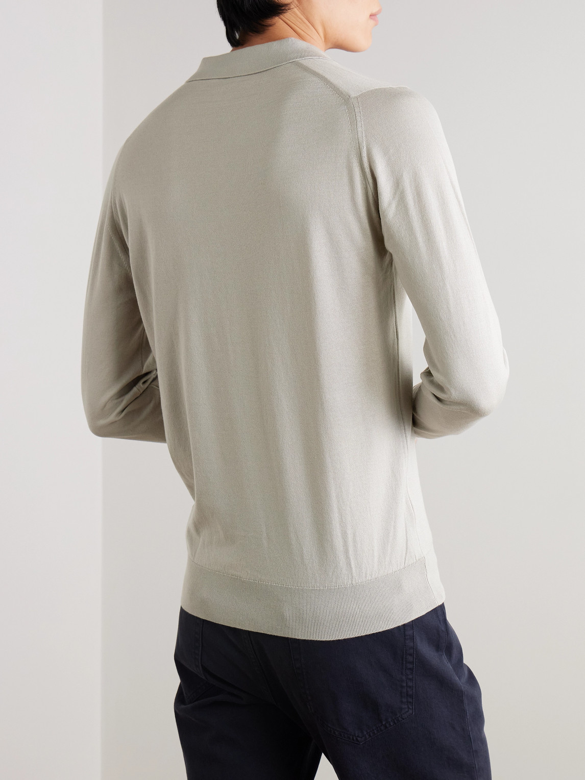 John Smedley Bradwell Slim-fit Sea Island Cotton Polo Shirt