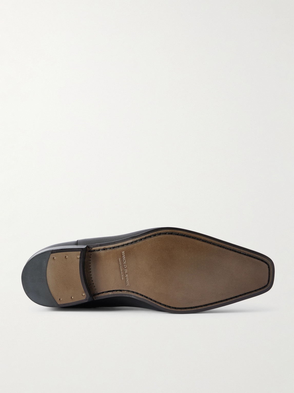 Manolo Blahnik Bruton 166 Leather Chelsea Boots In Black