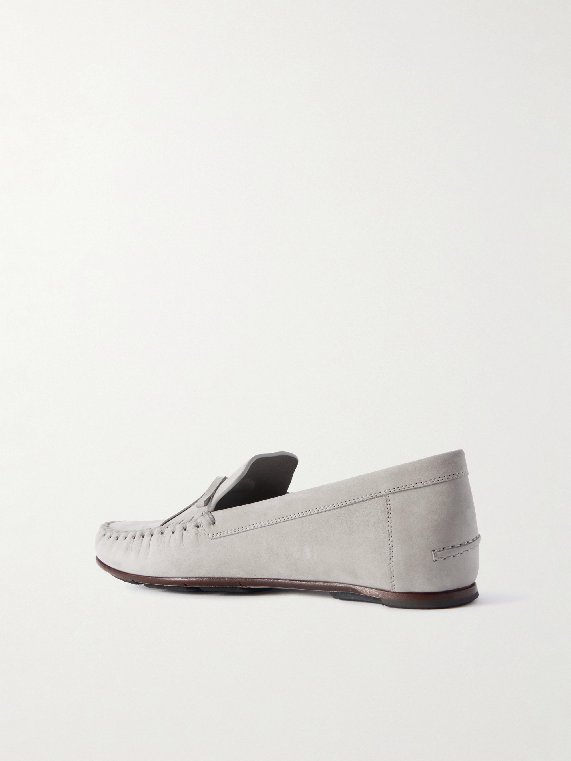 Gargano Tasselled Nubuck Driving Shoes — Image 9