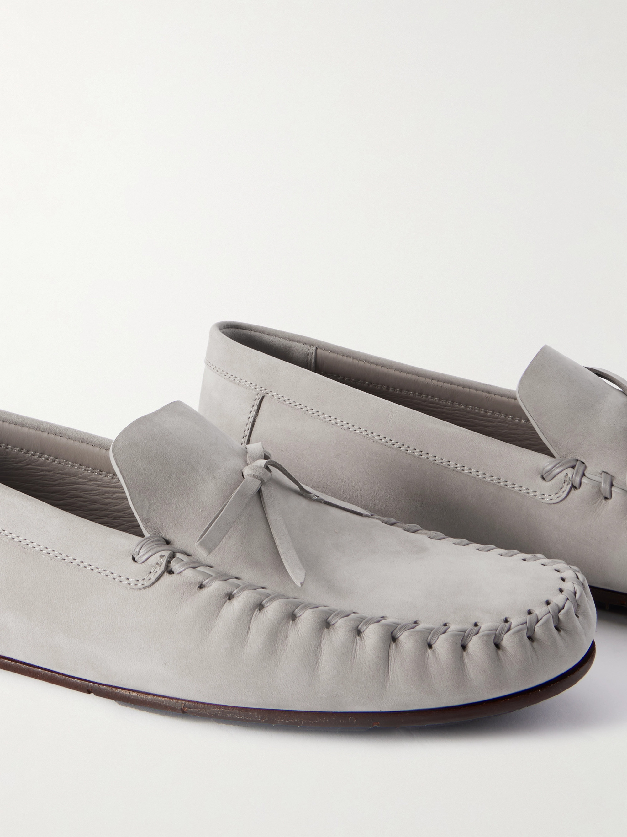 Gargano Tasselled Nubuck Driving Shoes — Image 10