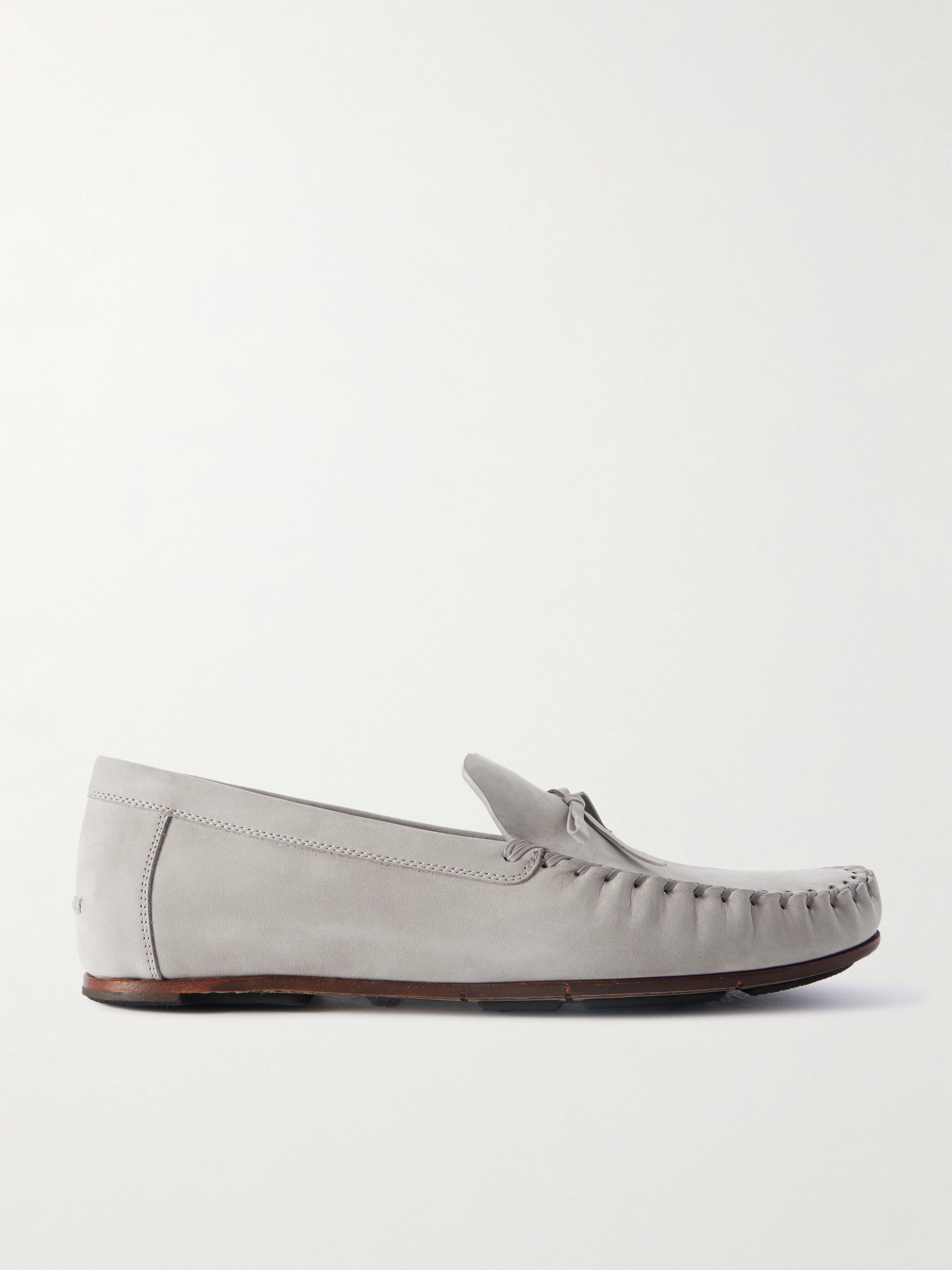 Gargano Tasselled Nubuck Driving Shoes — Image 6