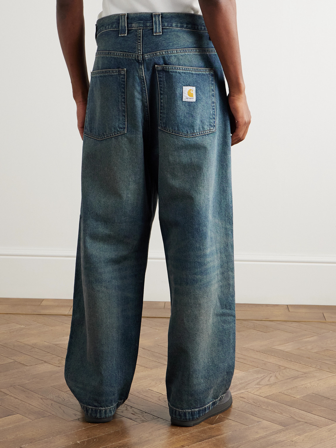 Carhartt Work In Progress Brandon Loose Straight Leg Jeans In Blue