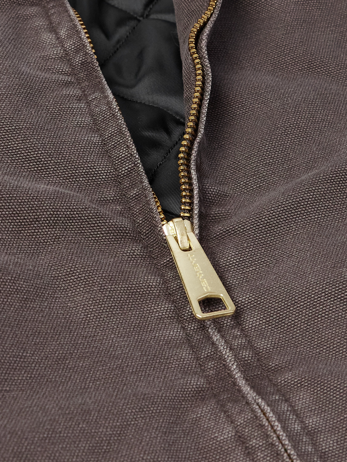 Carhartt Detroit Corduroy-trimmed Organic Cotton-canvas Jacket In Multi