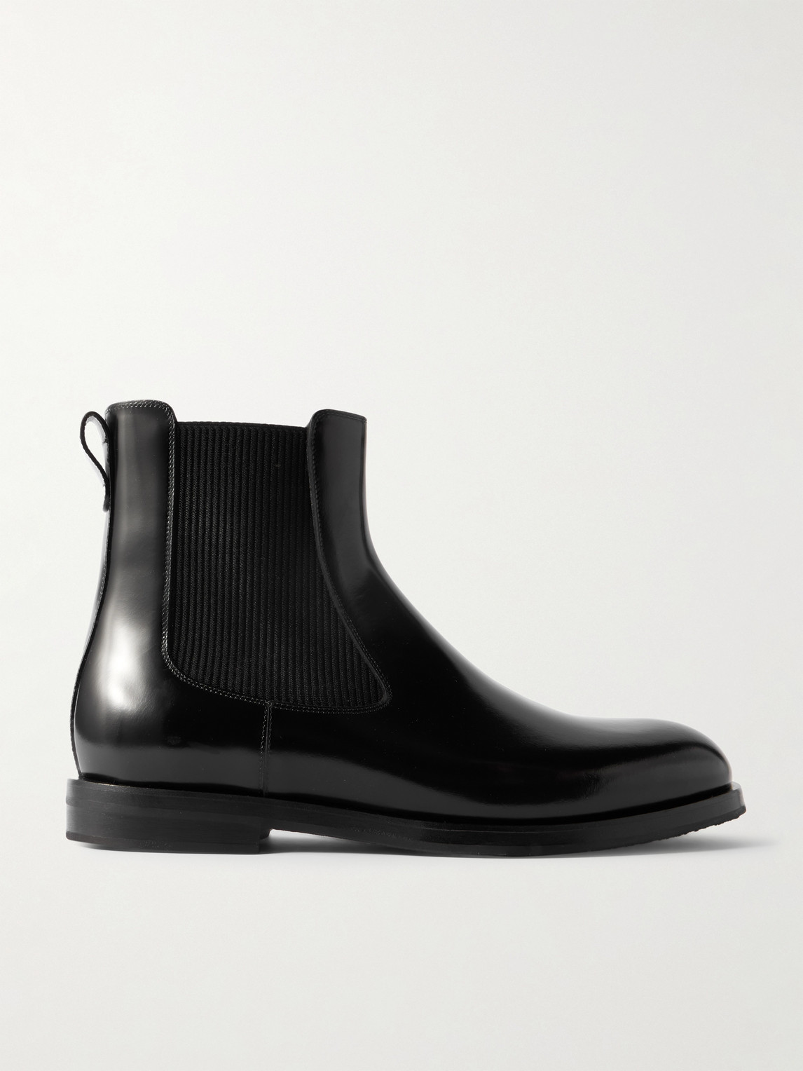 Manolo Blahnik Sempione Manny Polished-Leather Chelsea Boots - Men