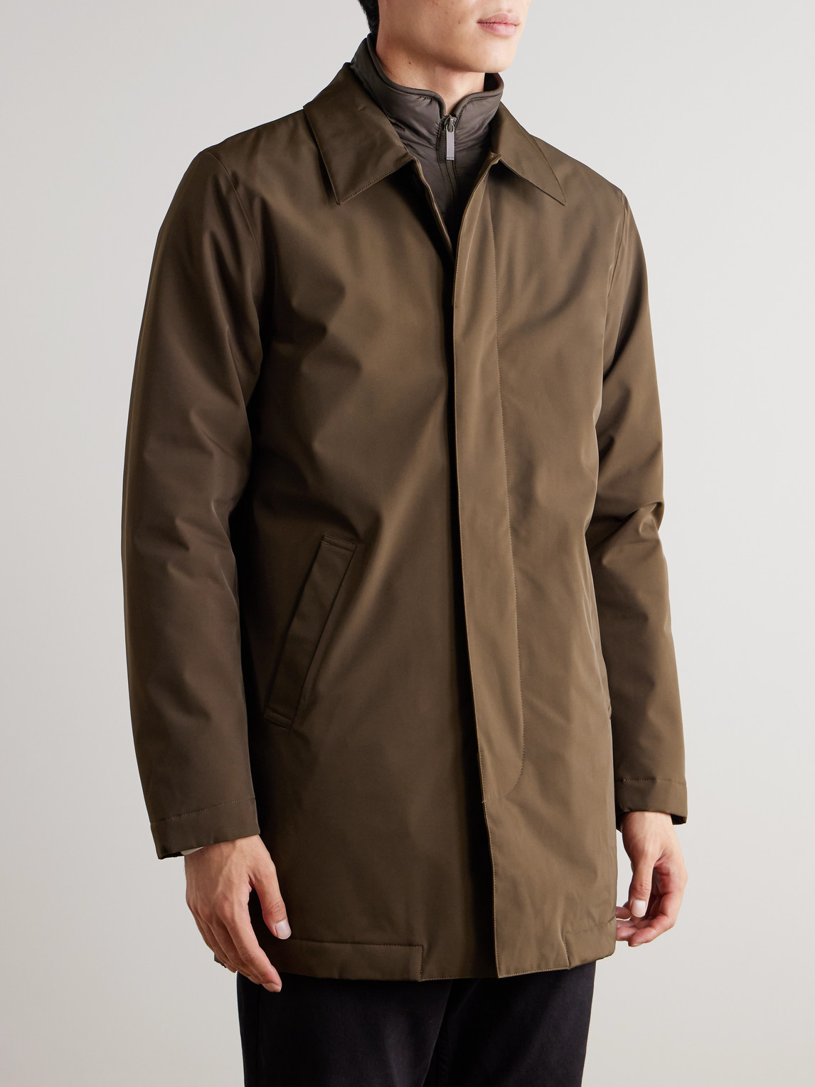 Blake 8240 Coated-Twill Trench Coat
