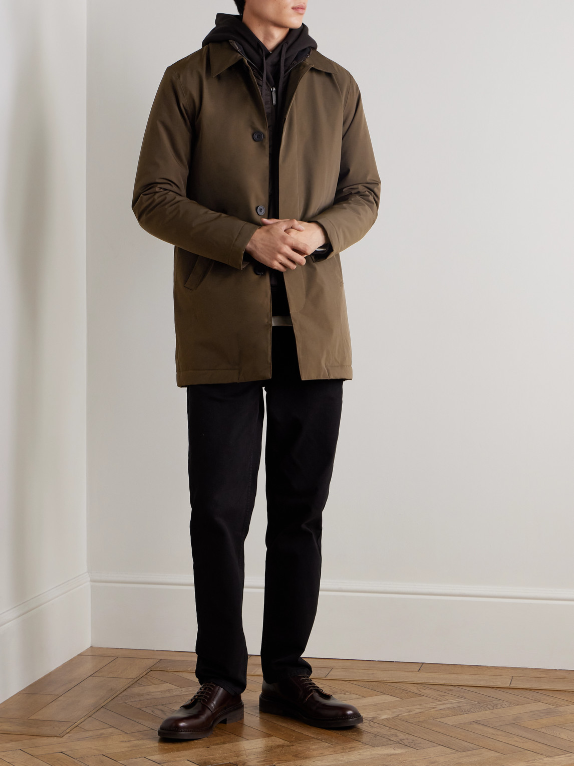 Blake 8240 Coated-Twill Trench Coat