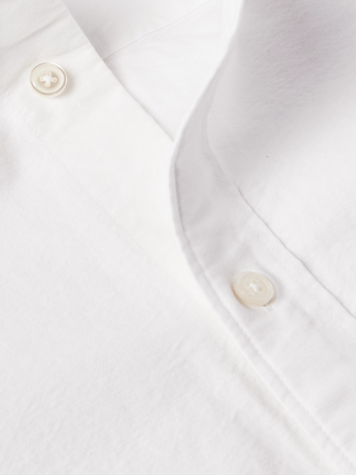 Colby 5910 Button-Down Collar Logo-Embroidered Organic Cotton Shirt