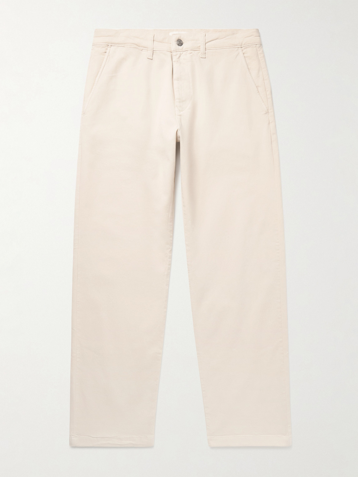 Nn07 Aden 1923 Straight-leg Organic Cotton-blend Twill Chinos In Neutrals
