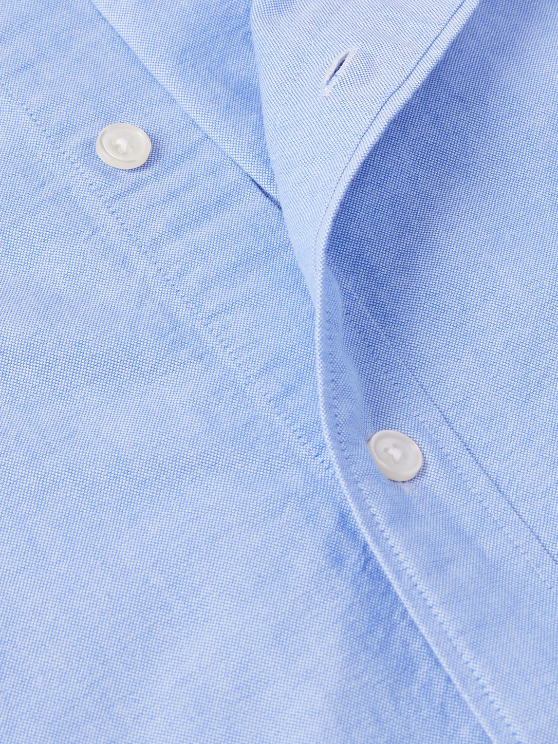 Colby 5910 Button-Down Collar Logo-Embroidered Organic Cotton Shirt