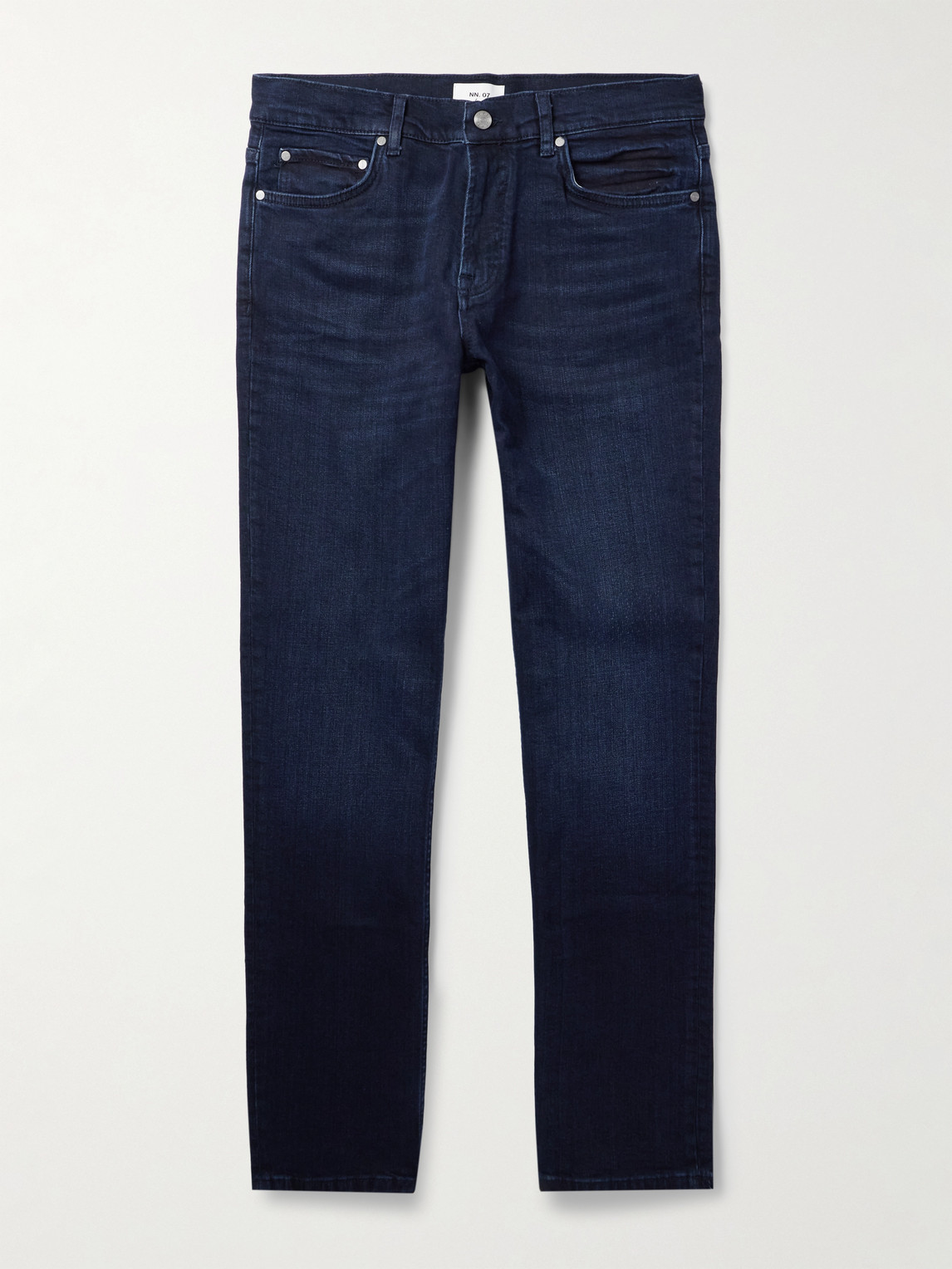 Nn07 Tony 1869 Slim-fit Straight-leg Organic Jeans In Blue
