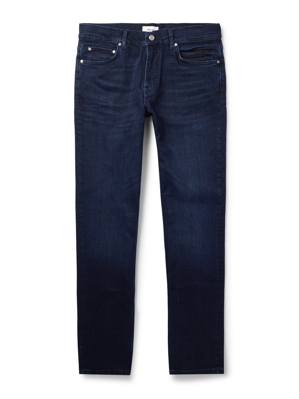 Nn07 Tony 1869 Slim-fit Straight-leg Organic Jeans In Blue