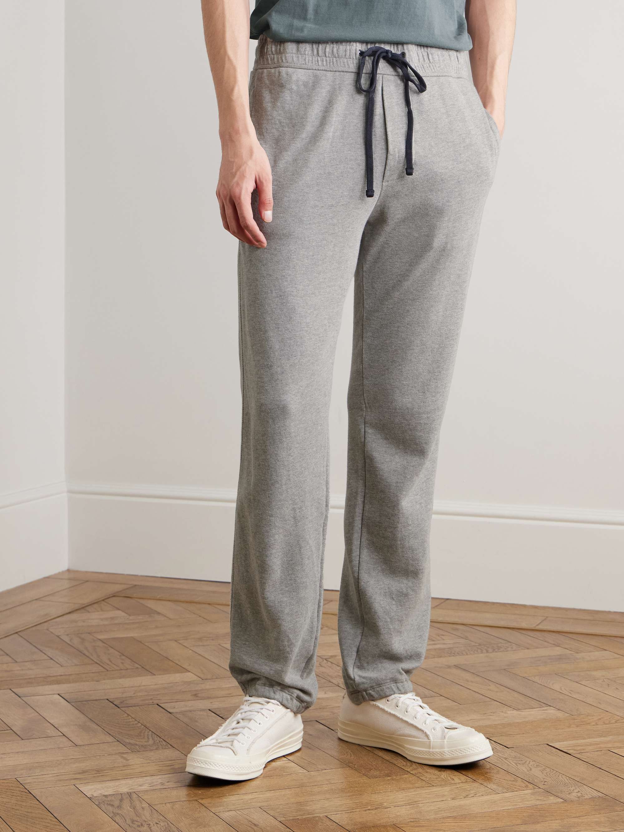 JAMES PERSE Loopback Supima Cotton-Jersey Sweatpants