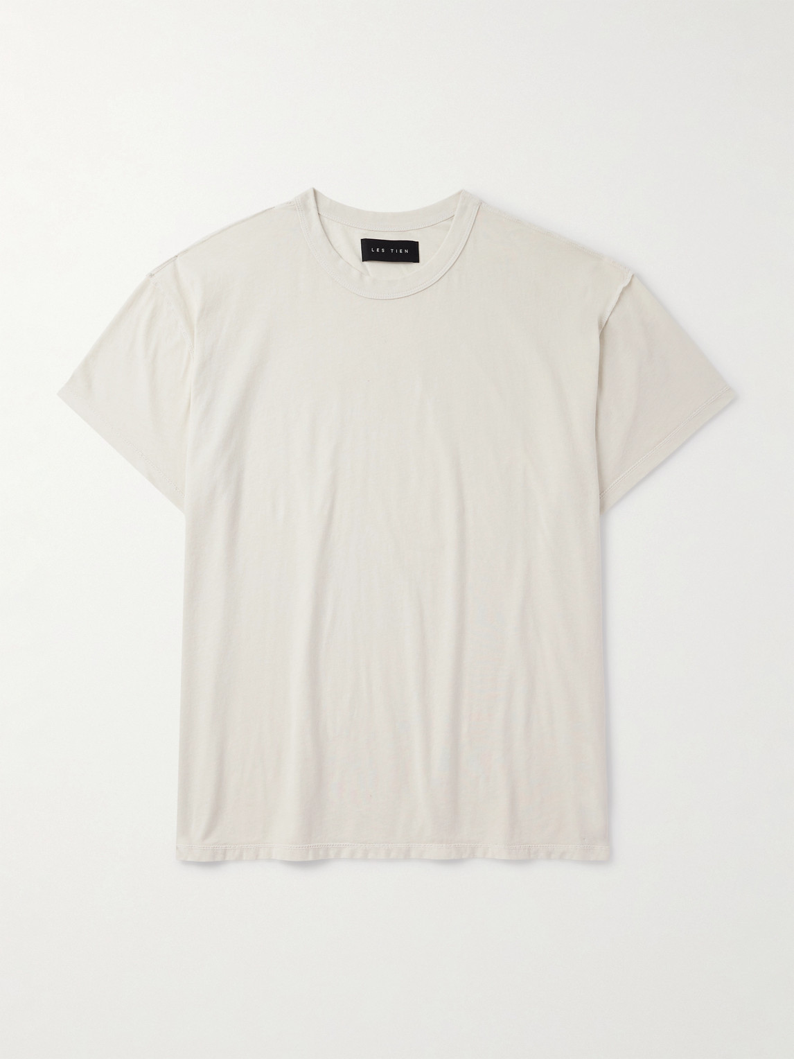 Les Tien Inside Out Garment-Dyed Combed Cotton-Jersey T-hirt - Men