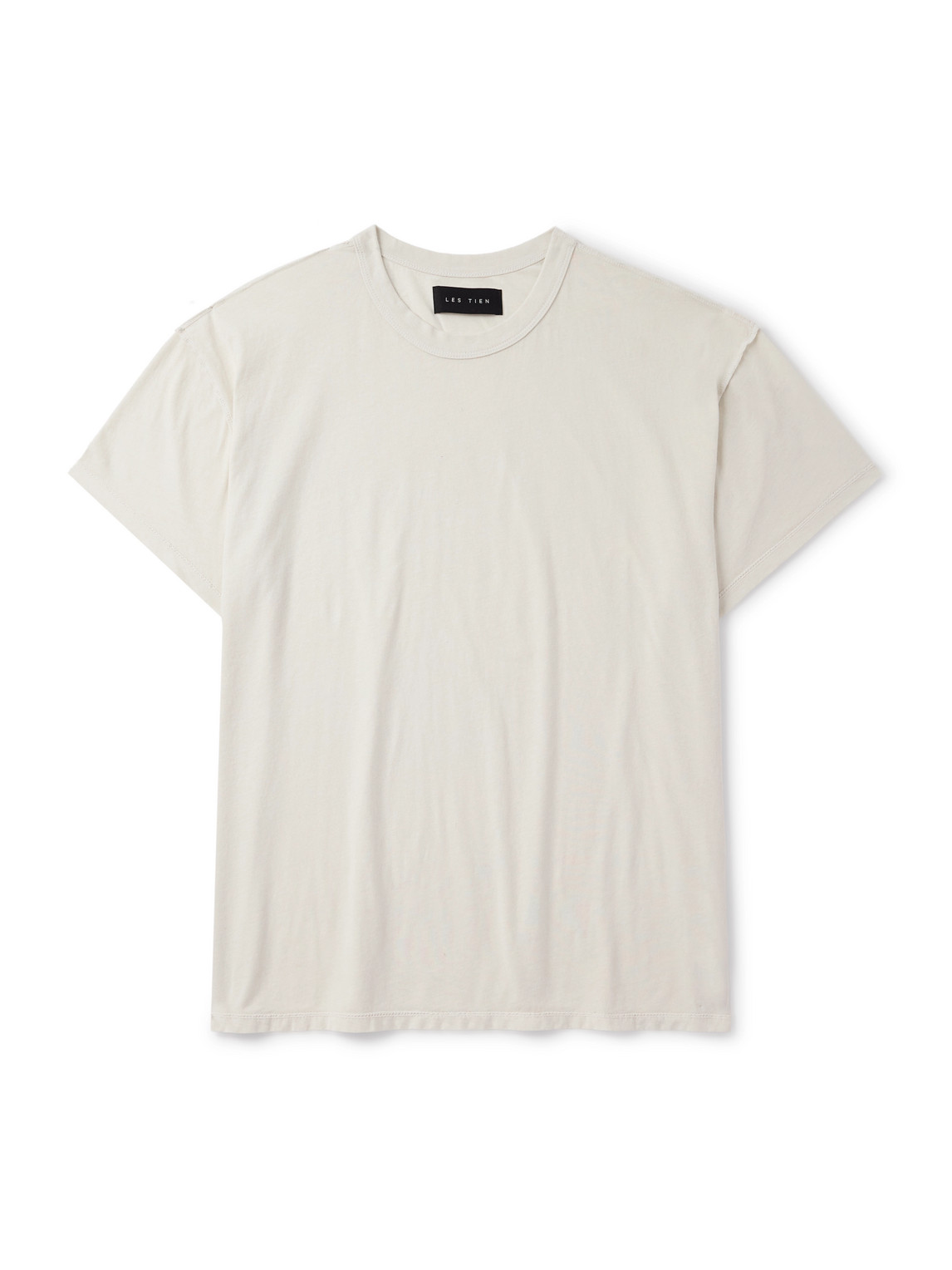 Inside Out Garment-Dyed Combed Cotton-Jersey T-Shirt