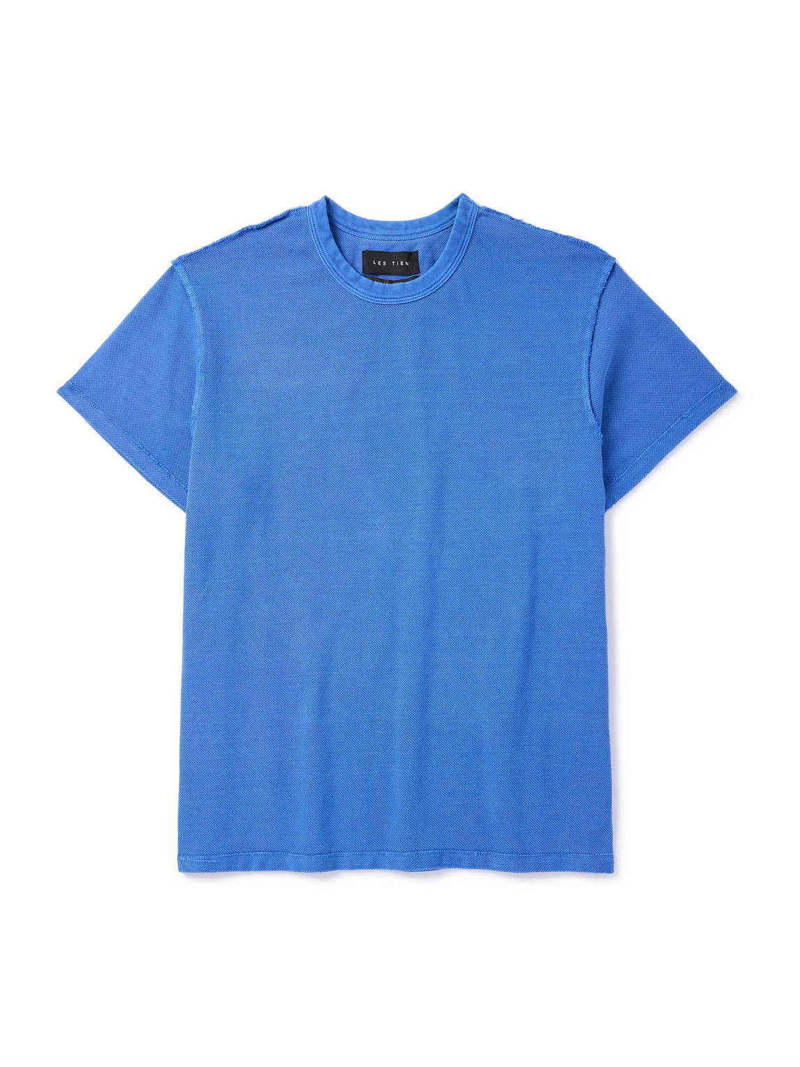 Inside Out Garment-Dyed Cotton-Piqué T-Shirt