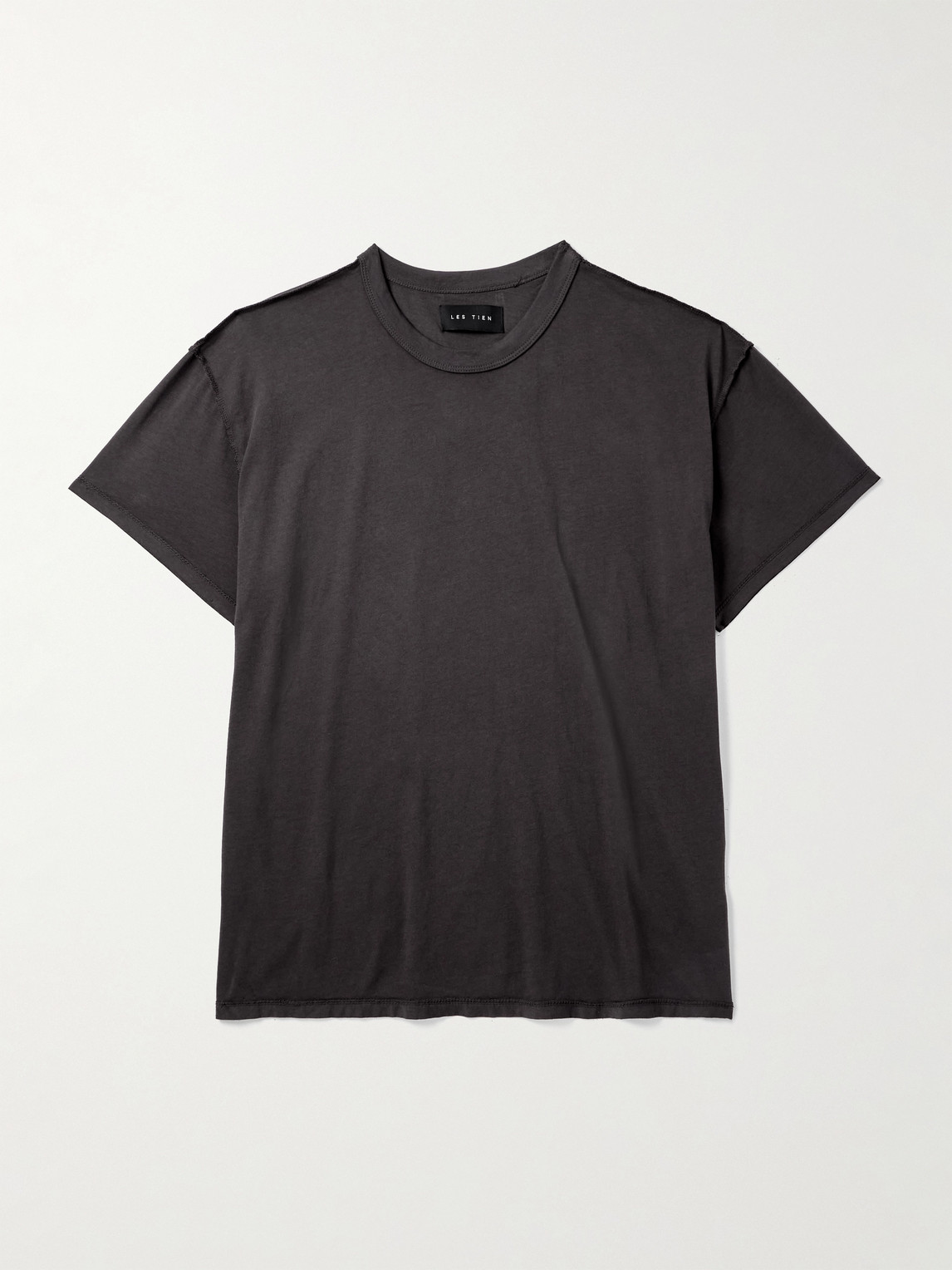 Les Tien Inside Out Garment-Dyed Combed Cotton-Jersey T-hirt - Men