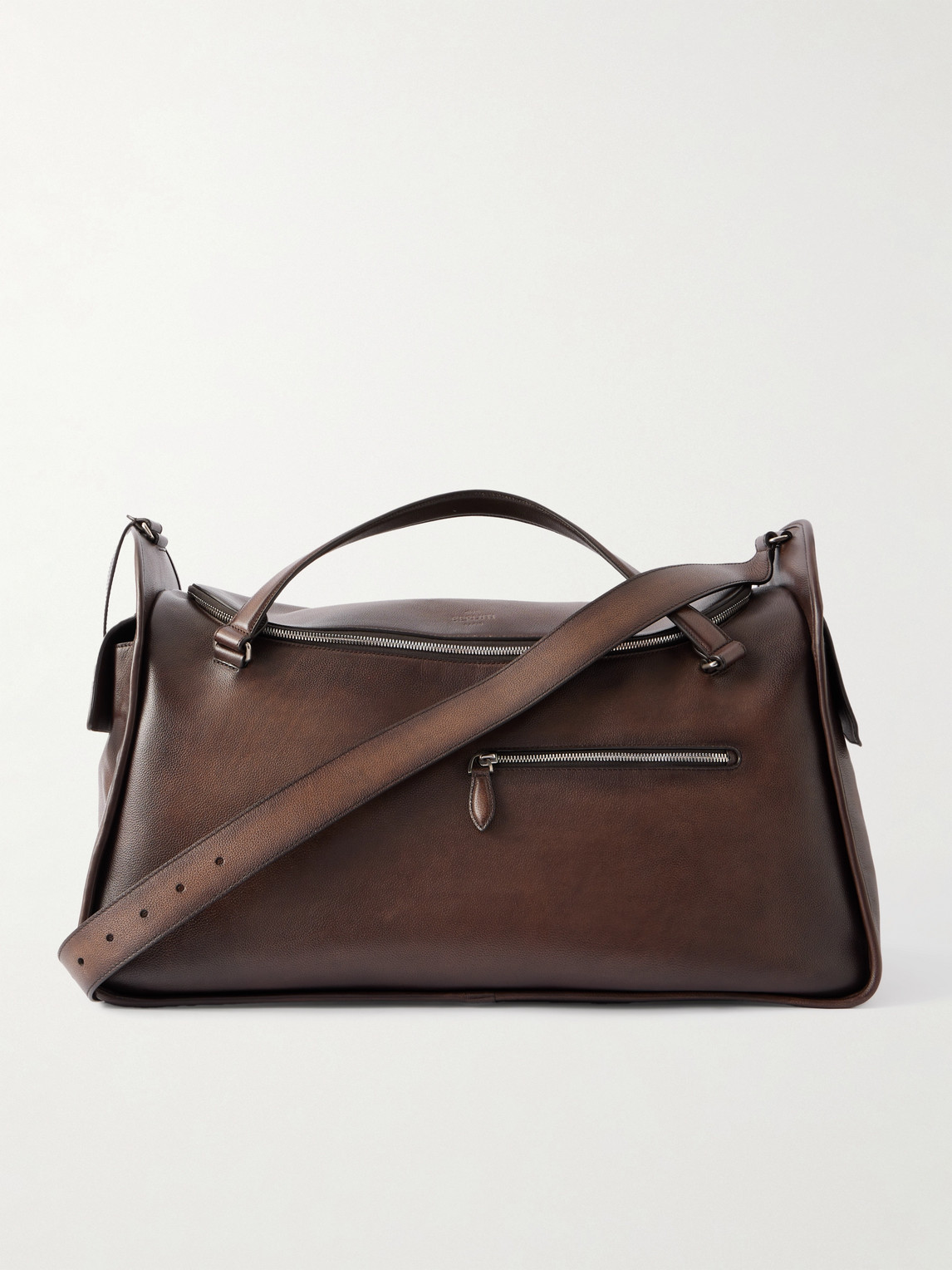Berluti Périple Full-Grain Venezia Leather Weekend Bag - Men