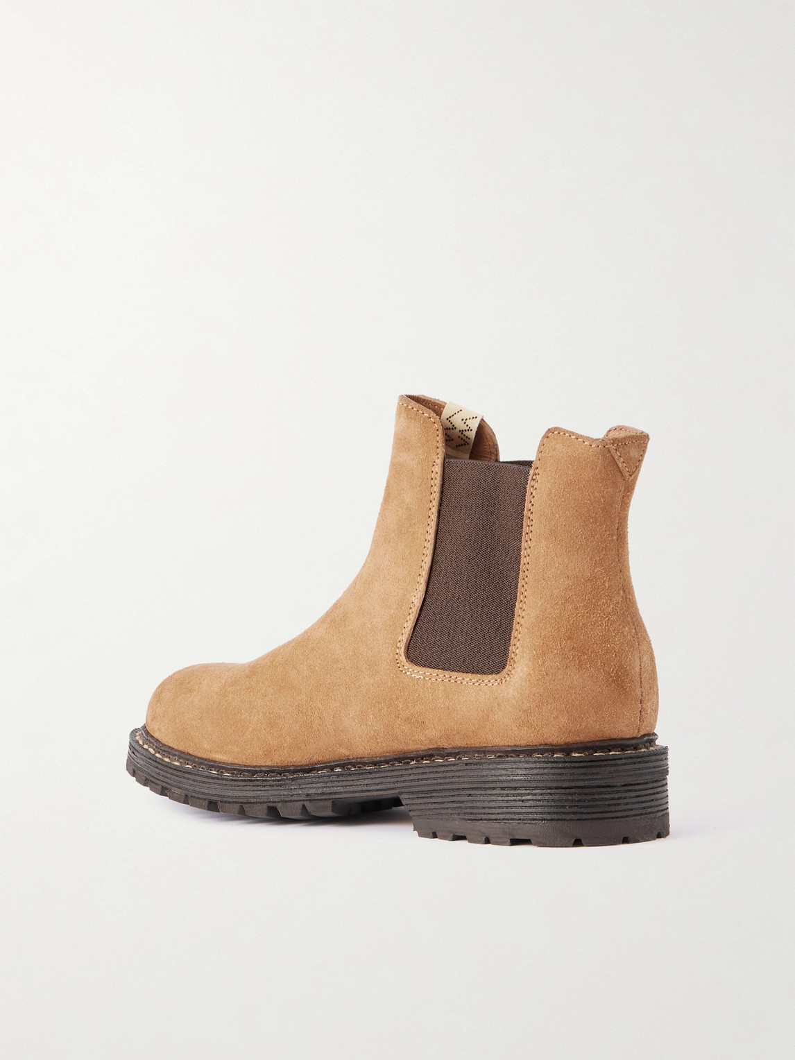  Visvim - Gornergrat Mid-folk Suede Chelsea Boots - Men - Brown - Us 9.5 