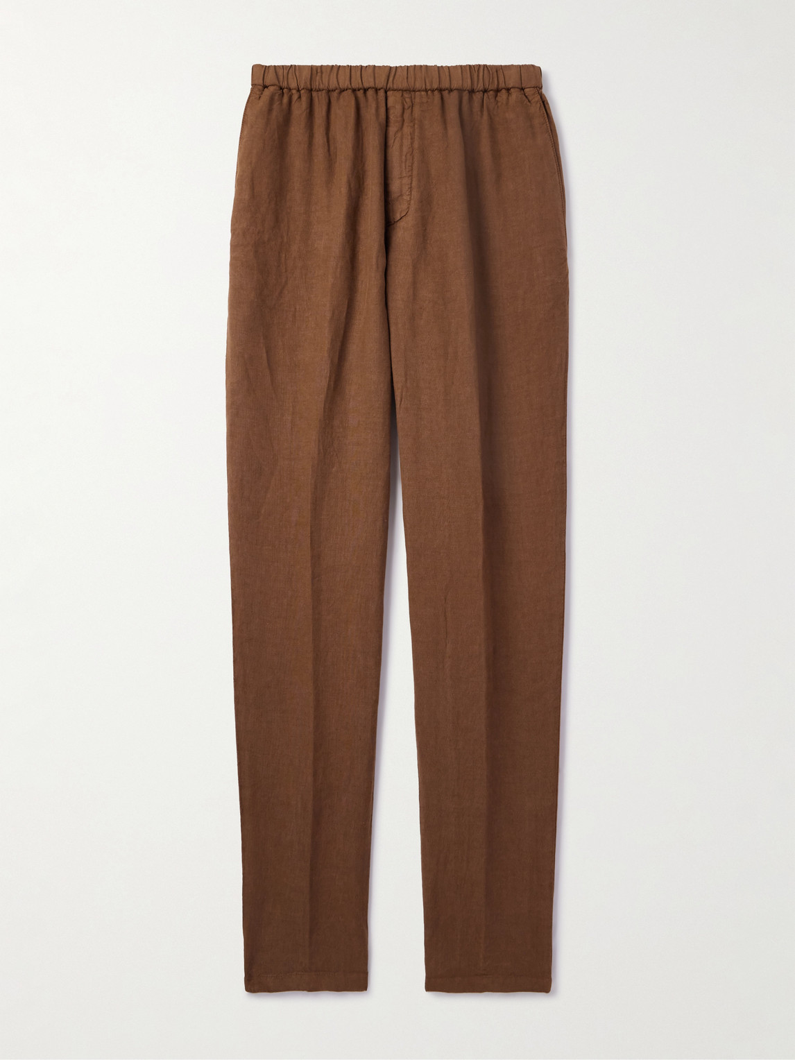 Boglioli Tapered Linen Trousers - Men