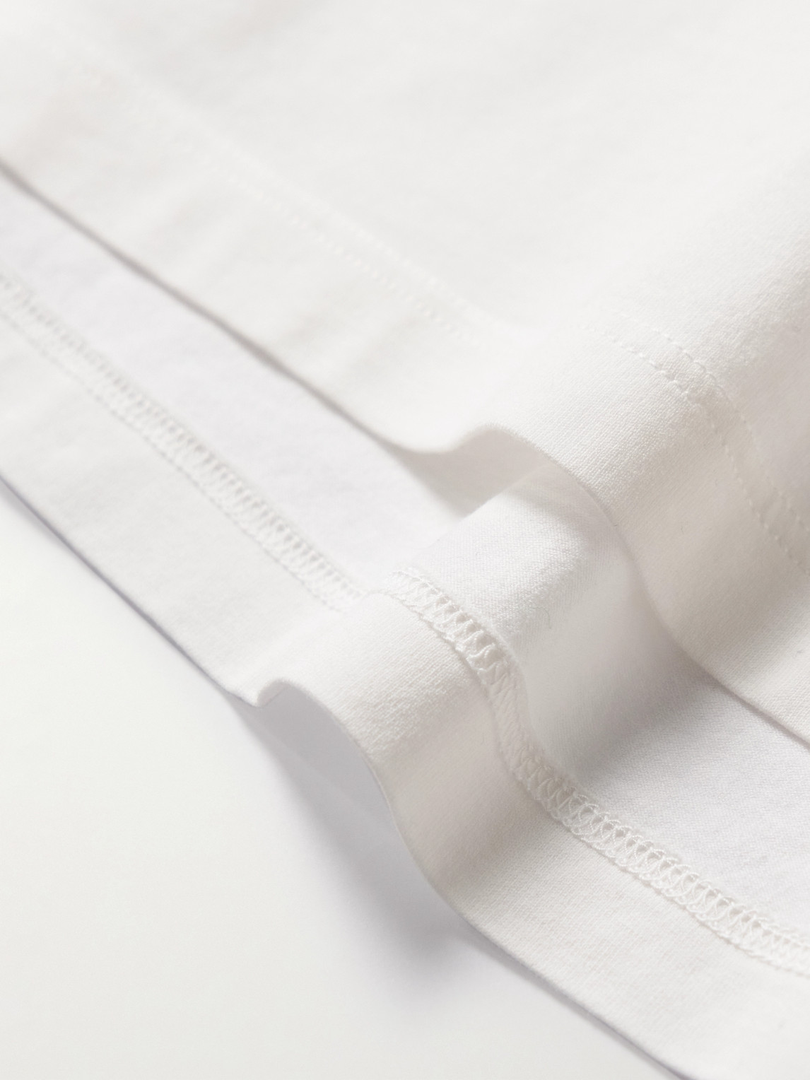 Altea Lewis Slim-fit Stretch-cotton Jersey T-shirt In White
