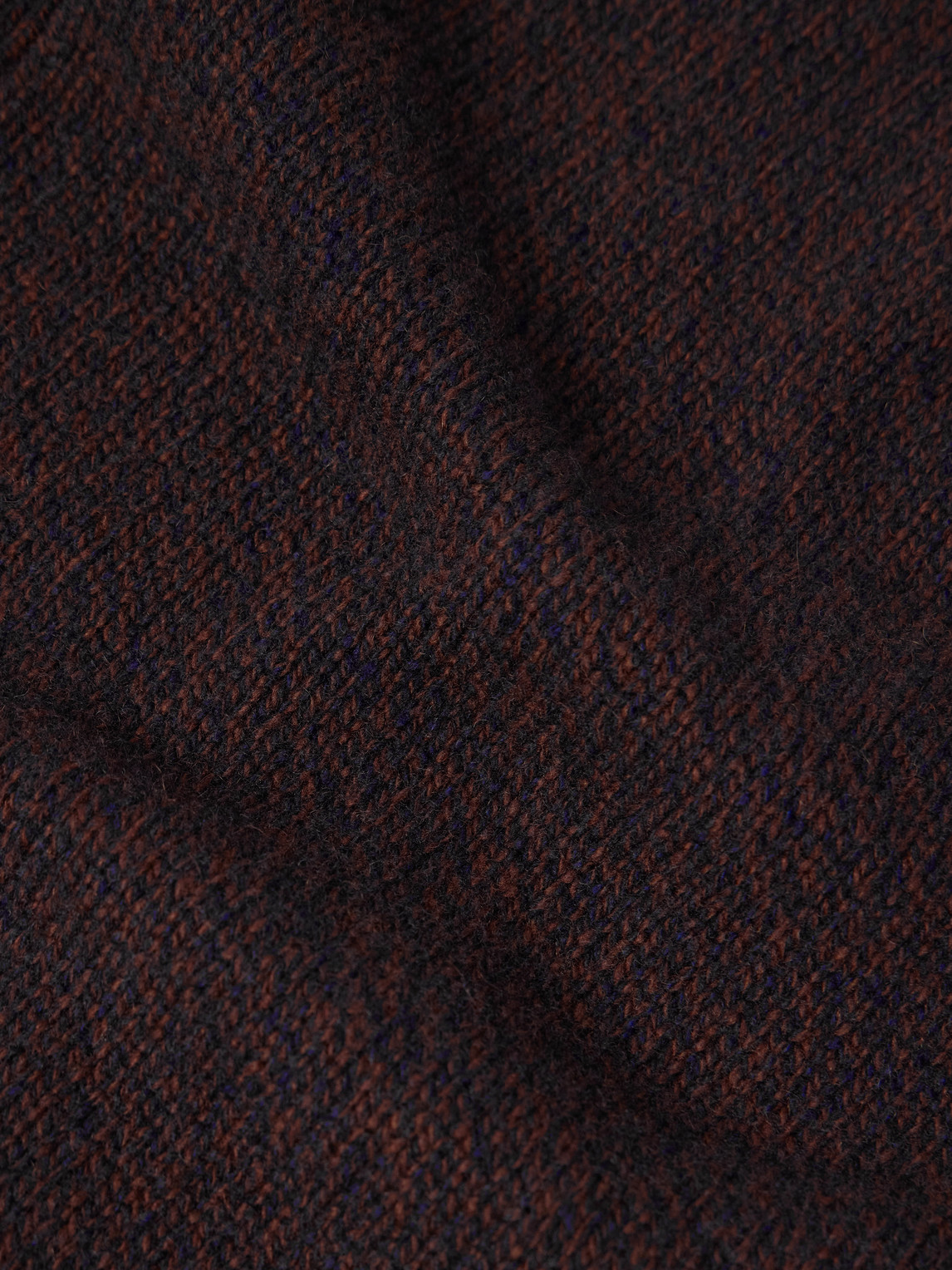 Altea Shawl-collar Wool And Cashmere-blend Cardigan In Burgundy